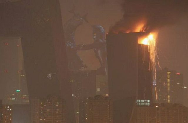 中央电视台新址配楼发生大火