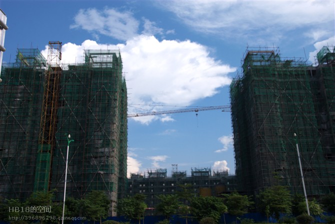 龙池新城一期建设工地