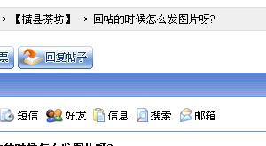 回帖的时候怎么发图片呀?